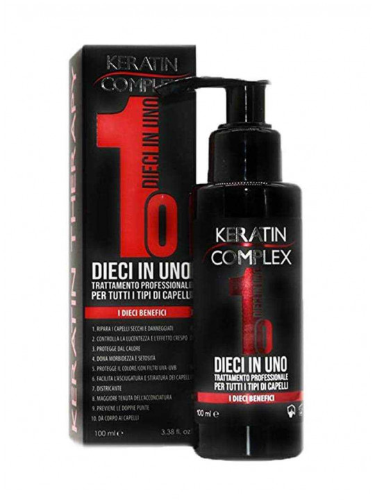 Keratin Complex 10 in 1 Trattamento Professionale Per Tutti I Tipi Di Capelli 100ml