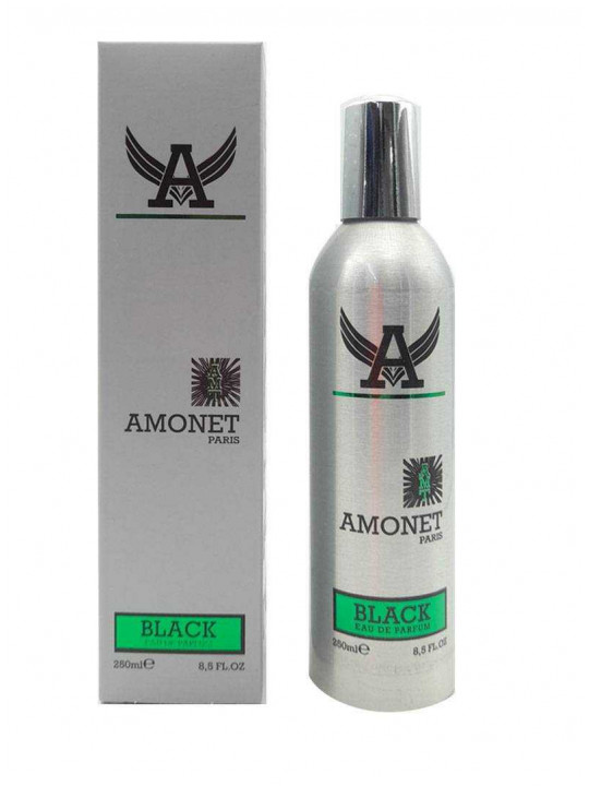 Amonet Paris Black Eau De Parfum 250ml