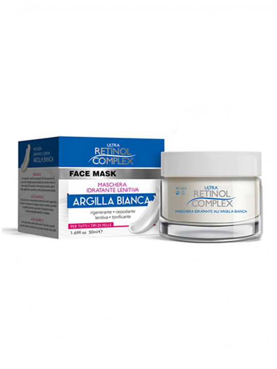 Retinol Complex Face Mask Maschera Idratante Argilla Bianca - 1