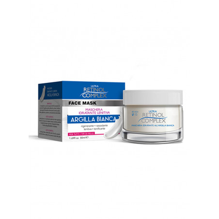 Retinol Complex Face Mask Maschera Idratante Argilla Bianca - 1