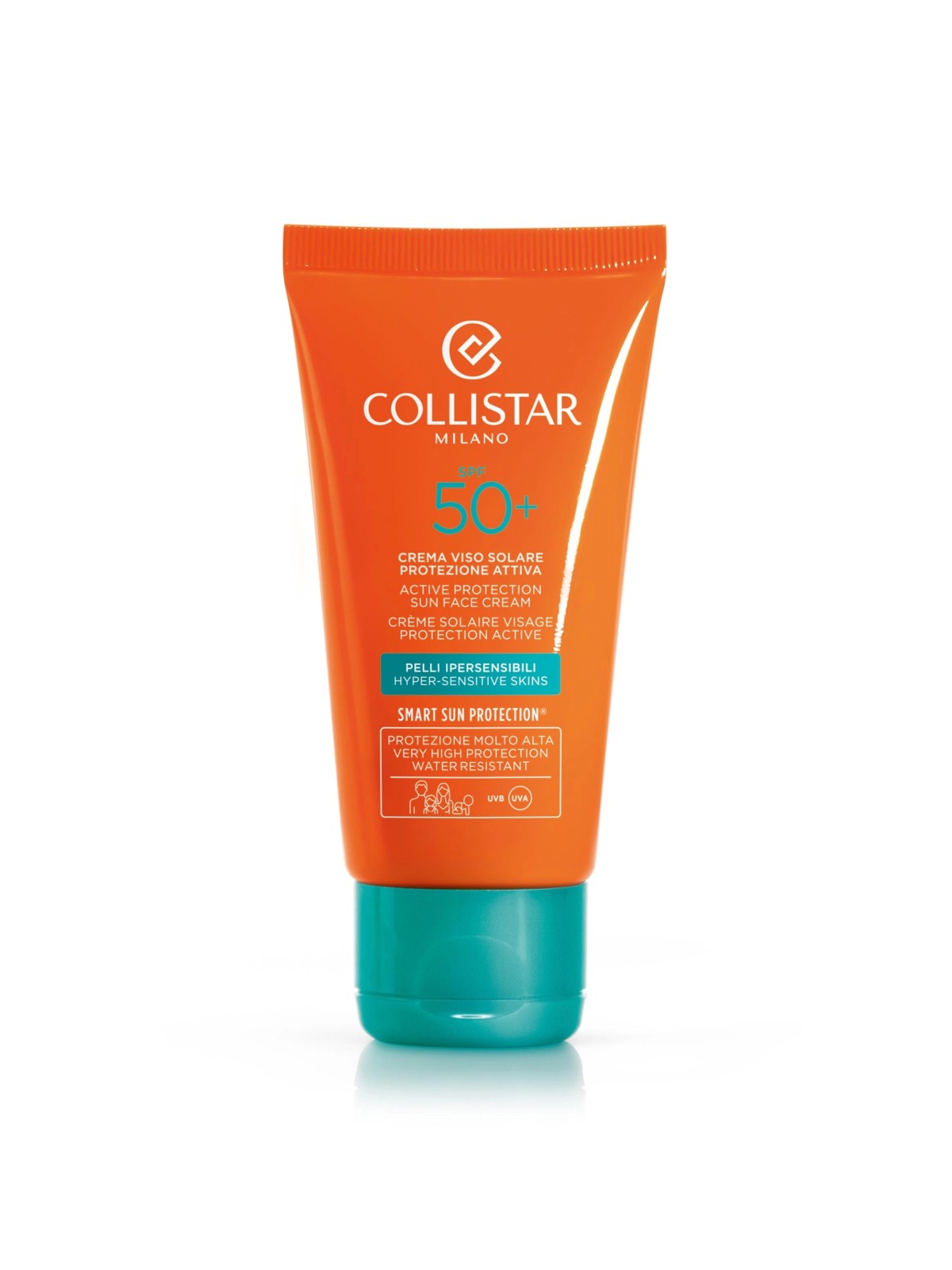 Collistar Crema Viso Solare Protezione Attiva SPF 50+ - 1