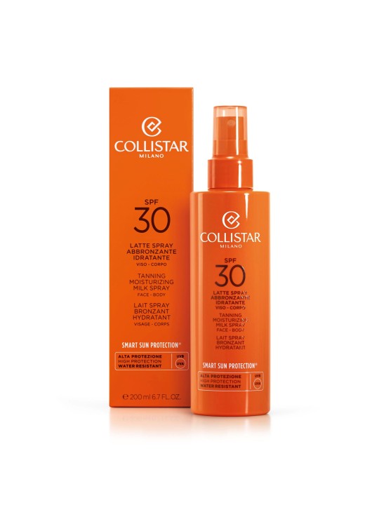Collistar Moisturizing Tanning Milk Spray Face Body SPF30 [category] DB Cosmetica