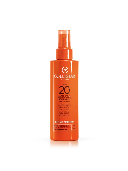 Collistar Latte Spray Abbronzante Idratante Viso Corpo SPF20 - 1