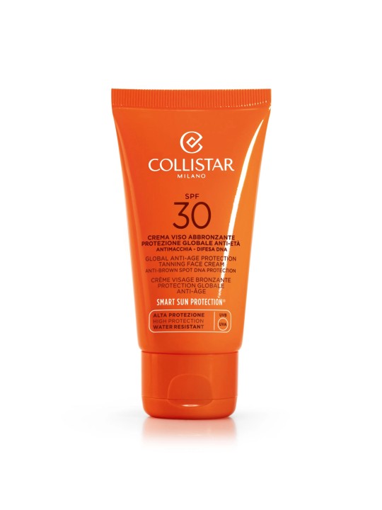 Collistar Crema Viso Abbronzante Protezione Globale Anti-età SPF30 - 1