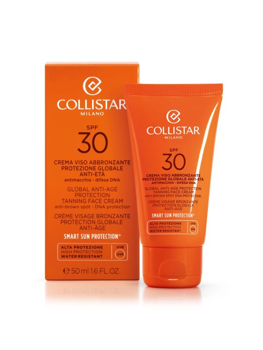 Collistar Crema Viso Abbronzante Protezione Globale Anti-età SPF30 - 2