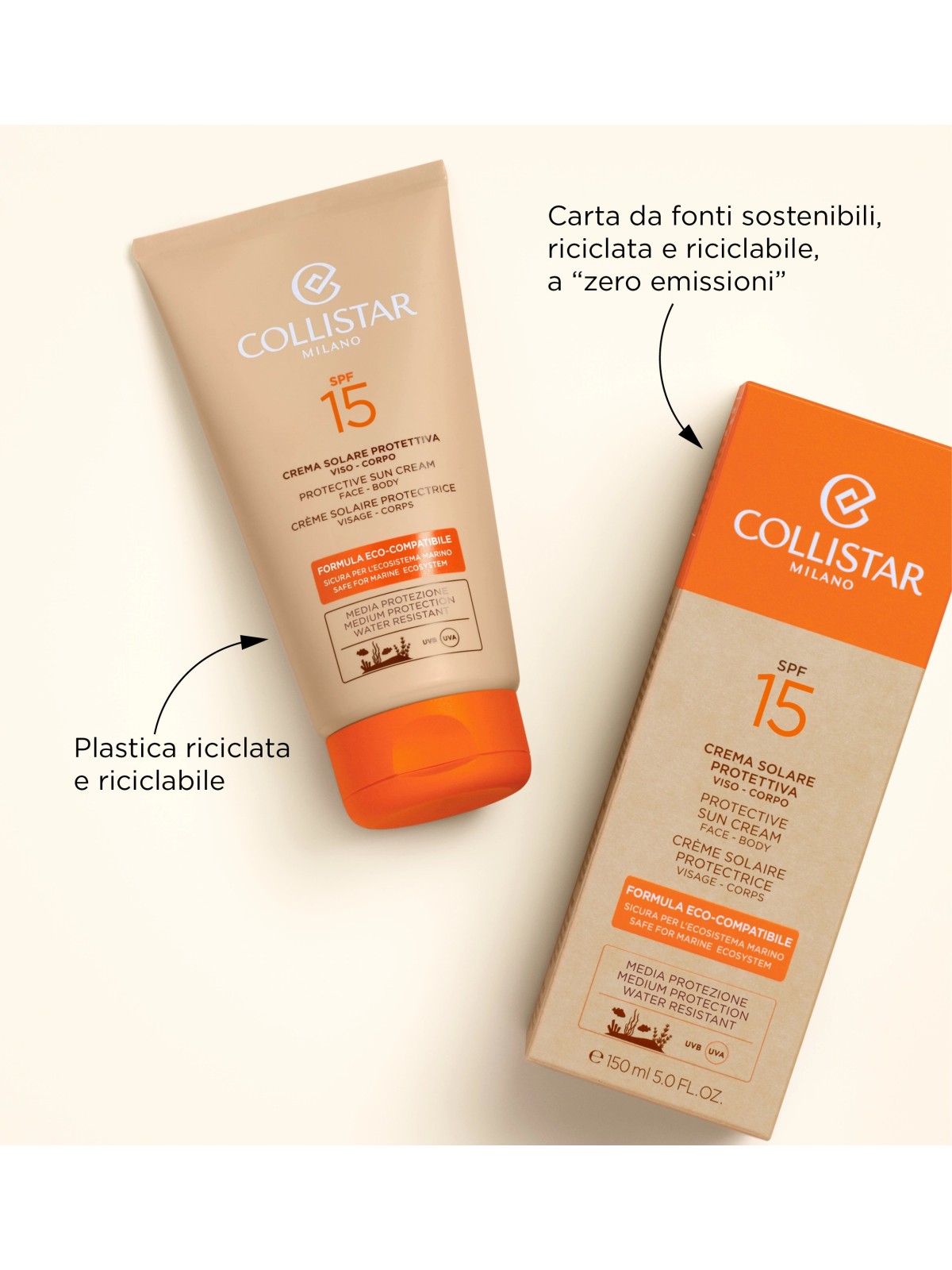 Collistar Protective Sun Cream SPF15 [category] DB Cosmetica