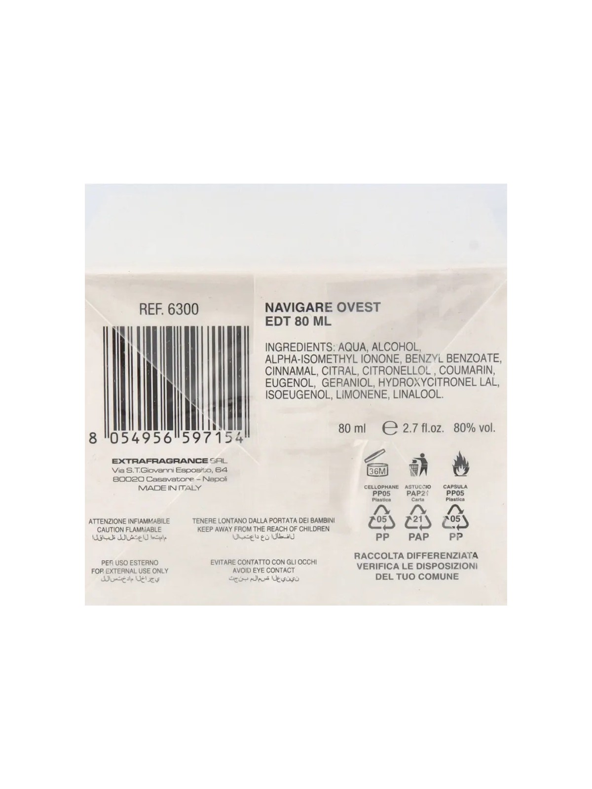 Navigare Ovest Uomo [category] DB Cosmetica