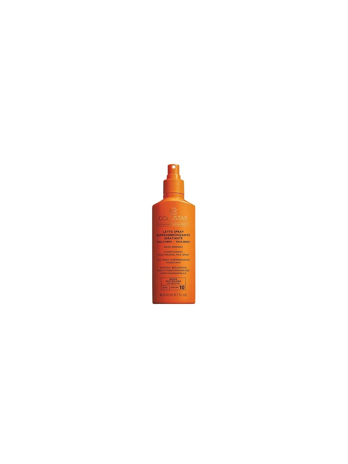 Collistar Latte Spray SPF10 [category] DB Cosmetica