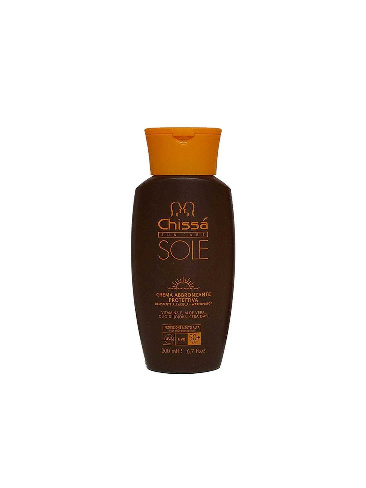 Chissà Sun Care Crema Abbronzante Protettiva SPF 50 [category] DB Cosmetica