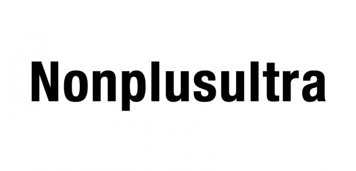 NonPlusUltra